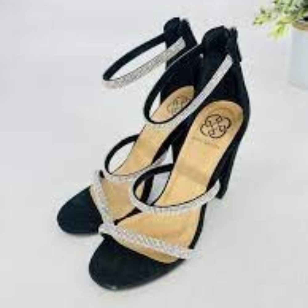 Daisy Fuentes Rava Women's Rhinestone Sandal Size 6.5 - Picture 3 of 8